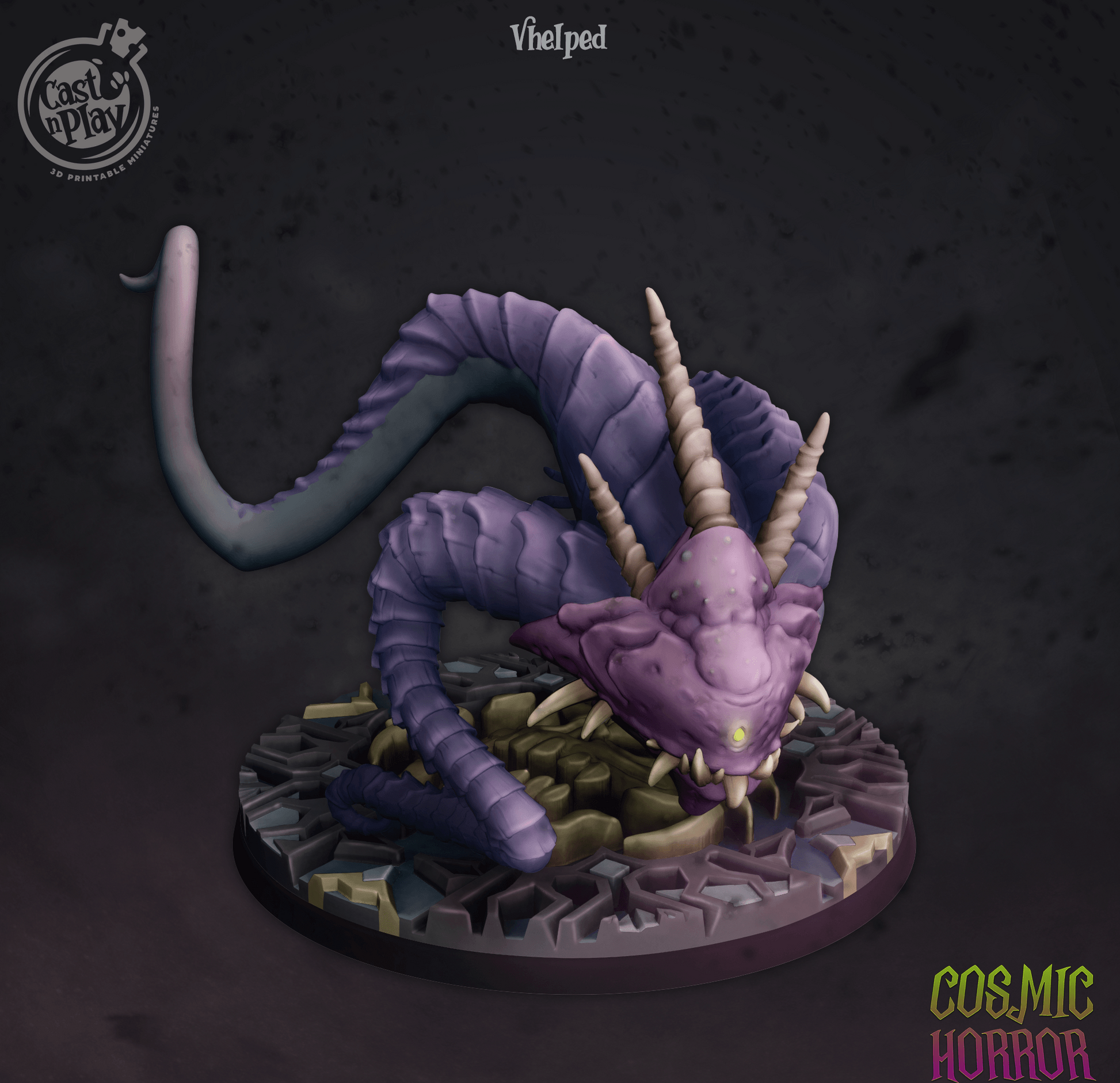 3D Printed Cast n Play Vhelped Cosmic Horrors 28mm 32mm D&D - 3D Printing Boss 