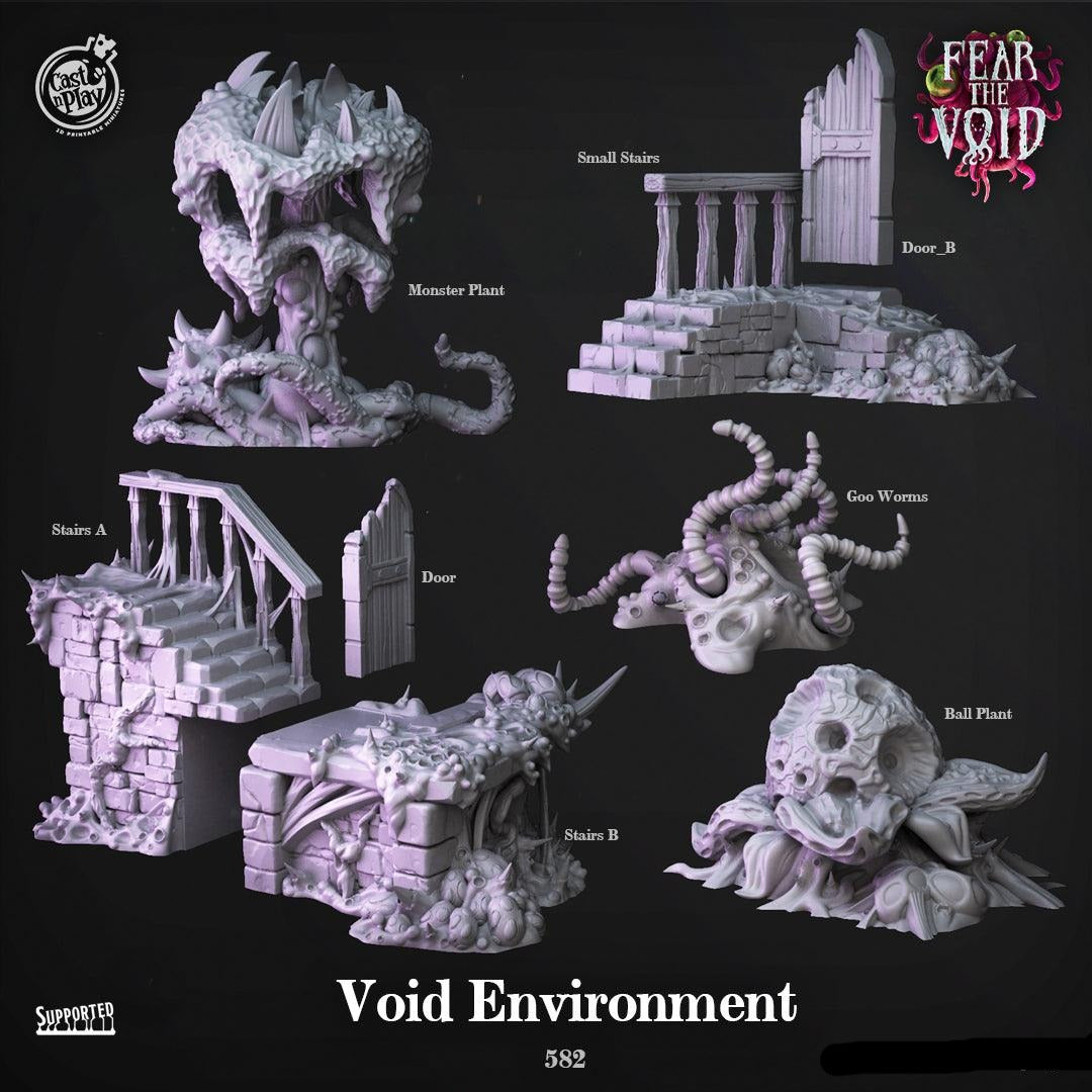 3D Printed Cast n Play Void Environment Terrain Fear the Void 28mm 32mm D&D - 3D Printing Boss 