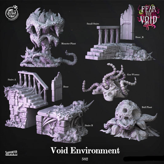 3D Printed Cast n Play Void Environment Terrain Fear the Void 28mm 32mm D&D - 3D Printing Boss 