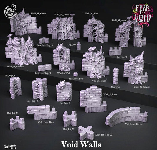 3D Printed Cast n Play Void Walls Terrain Fear the Void 28mm 32mm D&D - 3D Printing Boss 