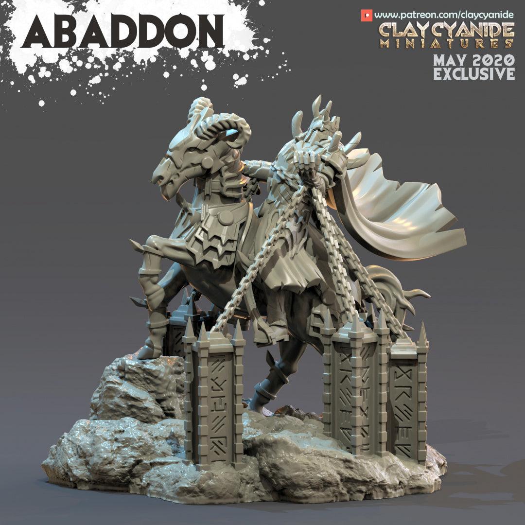 3D Printed Clay Cyanide Abaddon Angels VS Demons Ragnarok D&D - 3D Printing Boss 