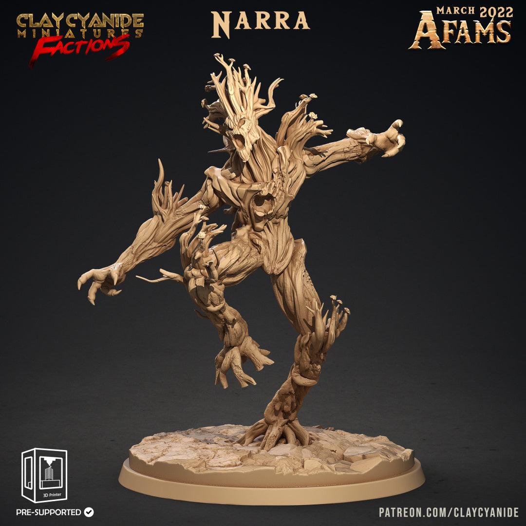 3D Printed Clay Cyanide Afams Treefolk Treant Factions Ragnarok D&D - 3D Printing Boss 