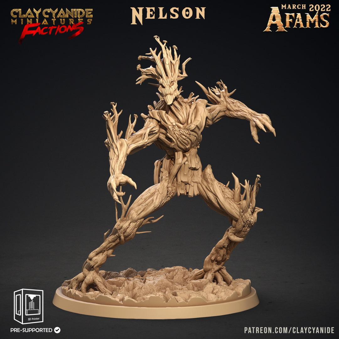 3D Printed Clay Cyanide Afams Treefolk Treant Factions Ragnarok D&D - 3D Printing Boss 