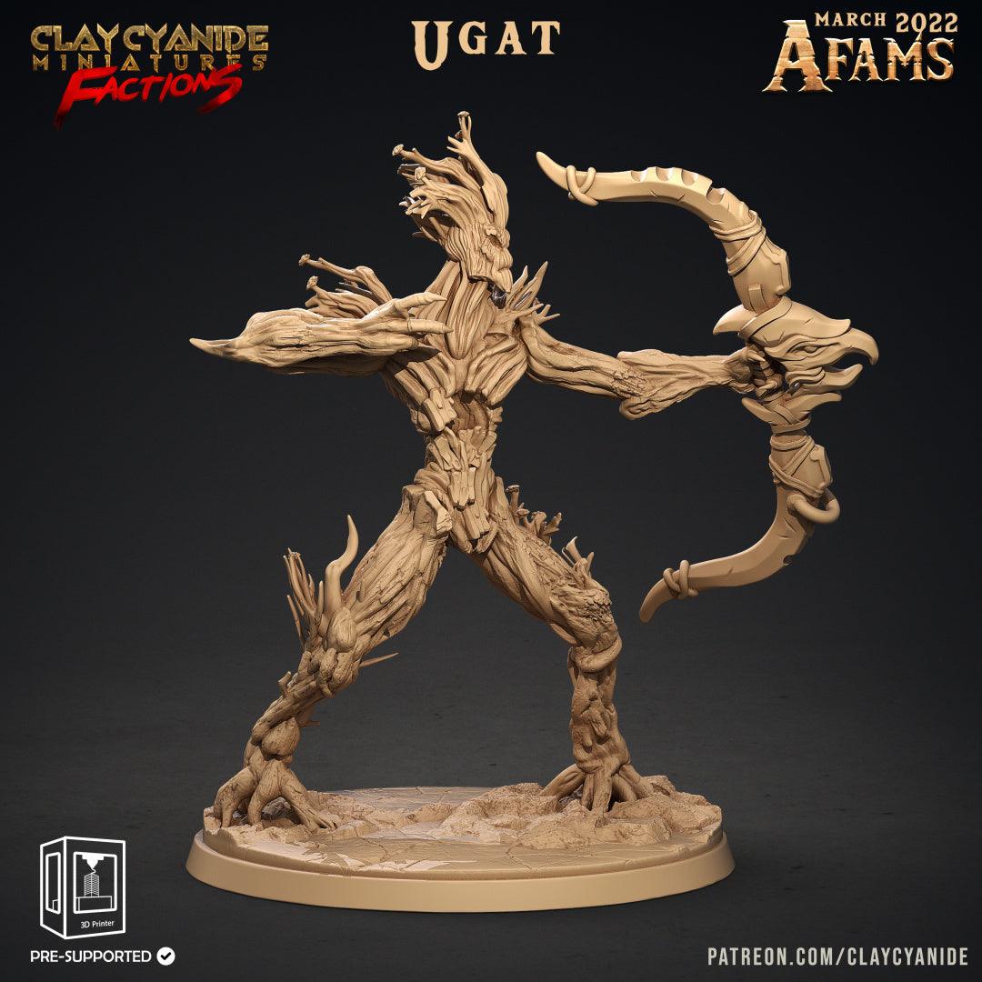 3D Printed Clay Cyanide Afams Treefolk Treant Factions Ragnarok D&D - 3D Printing Boss 