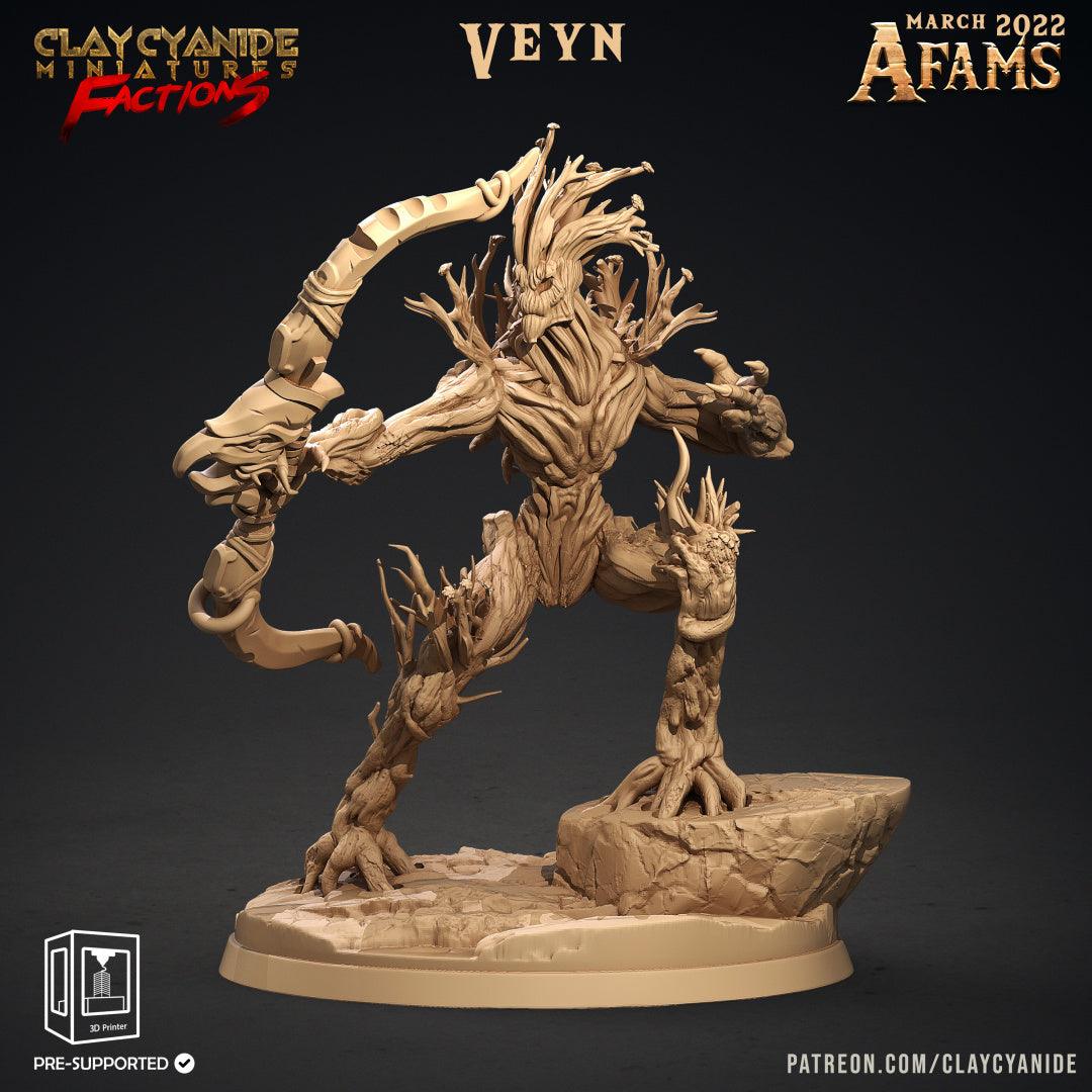 3D Printed Clay Cyanide Afams Treefolk Treant Factions Ragnarok D&D - 3D Printing Boss 