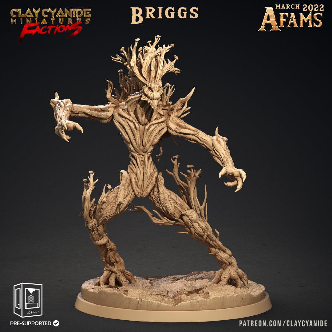 3D Printed Clay Cyanide Afams Treefolk Treant Factions Ragnarok D&D - 3D Printing Boss 