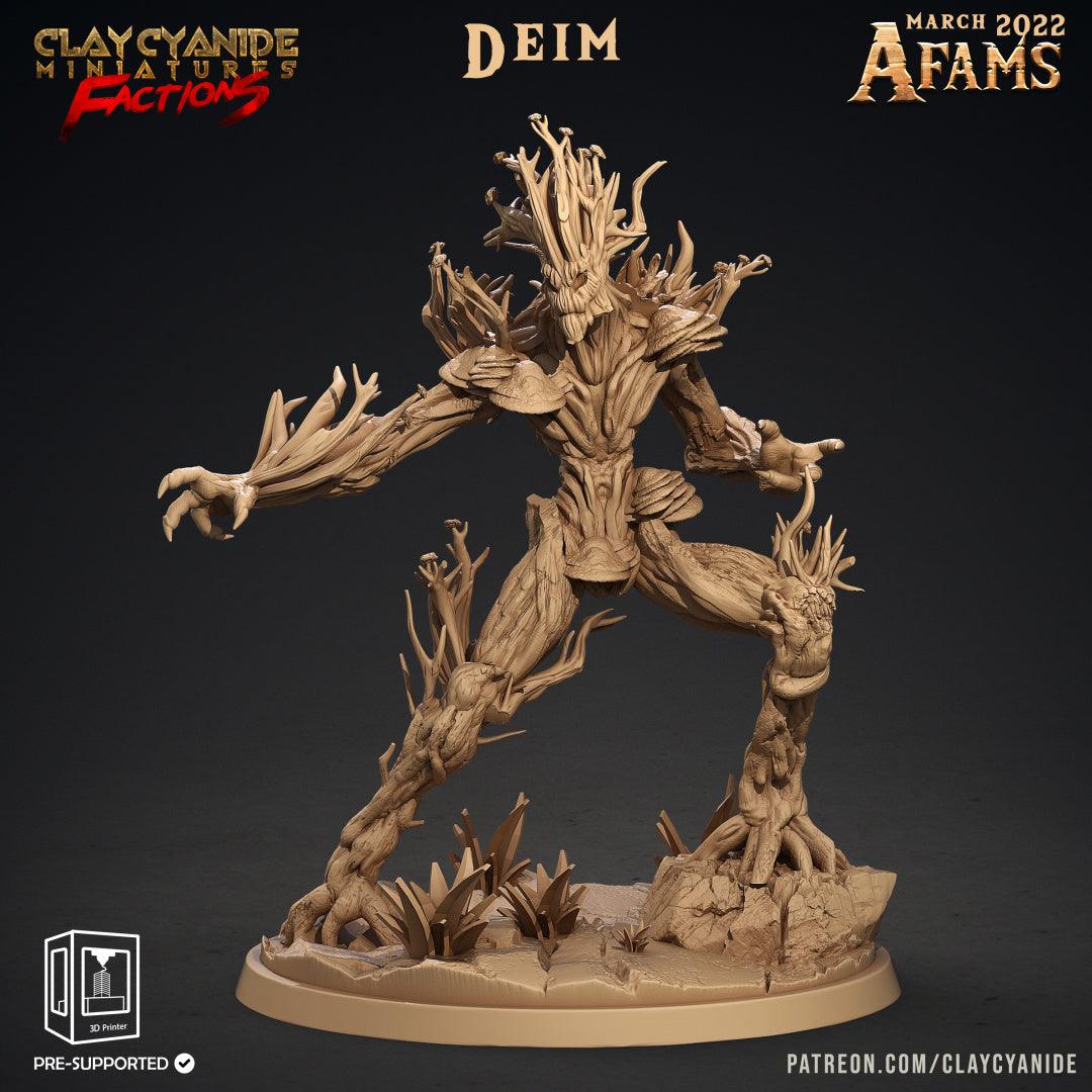 3D Printed Clay Cyanide Afams Treefolk Treant Factions Ragnarok D&D - 3D Printing Boss 