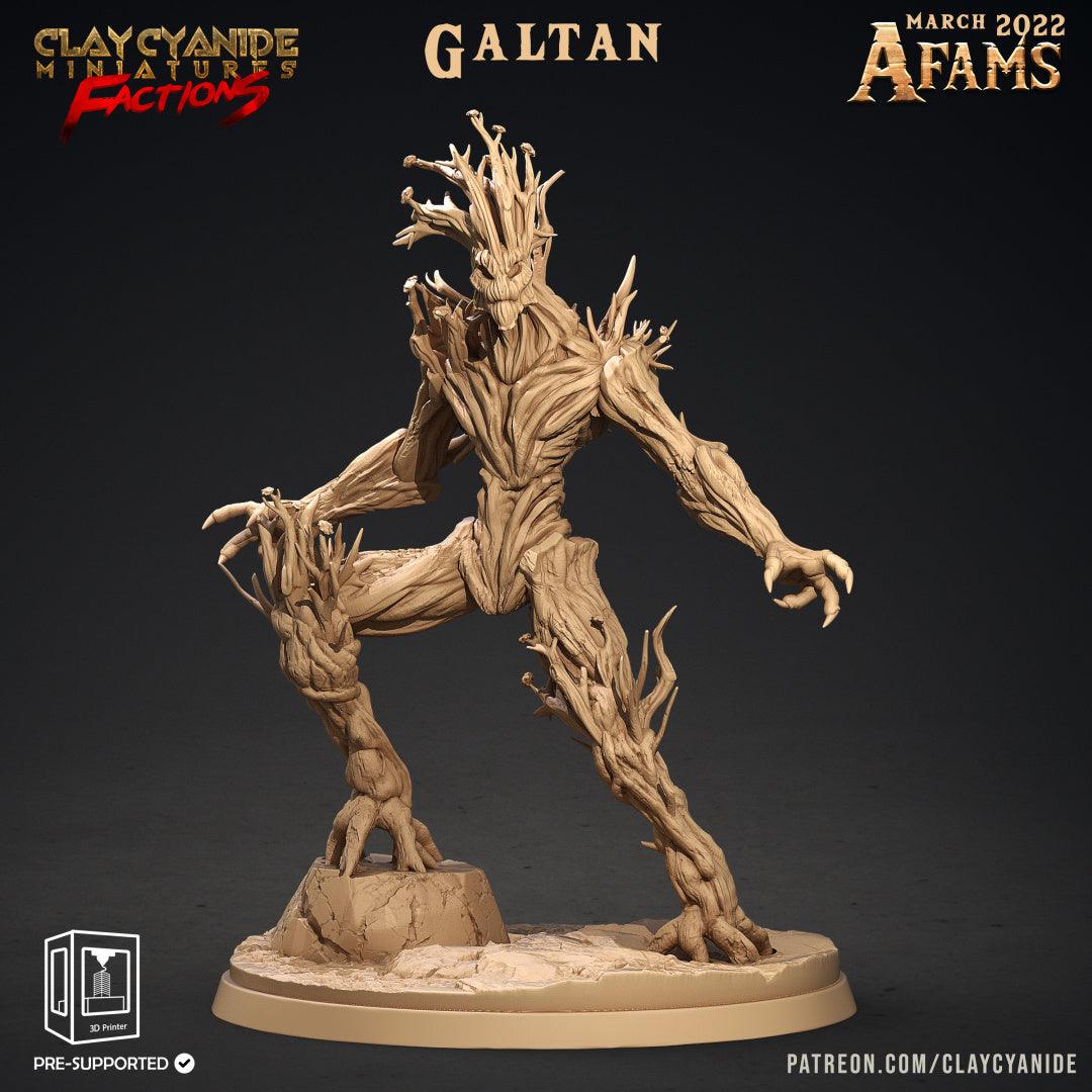3D Printed Clay Cyanide Afams Treefolk Treant Factions Ragnarok D&D - 3D Printing Boss 