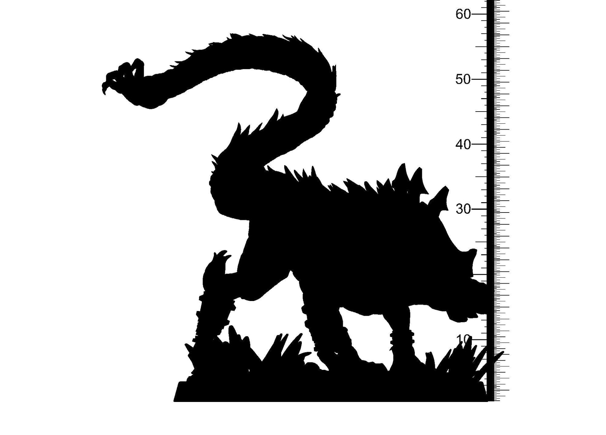 3D Printed Clay Cyanide Ahuizotl Pantheon of Aztecs Ragnarok D&D - 3D Printing Boss 