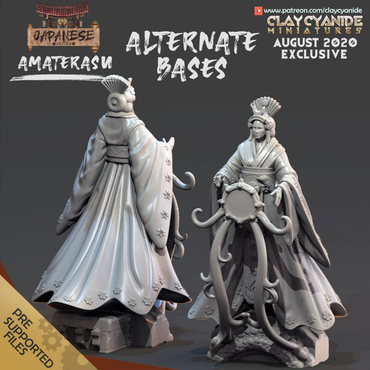 3D Printed Clay Cyanide Amaterasu Alternate Japanese Deities Ragnarok D&D - 3D Printing Boss 