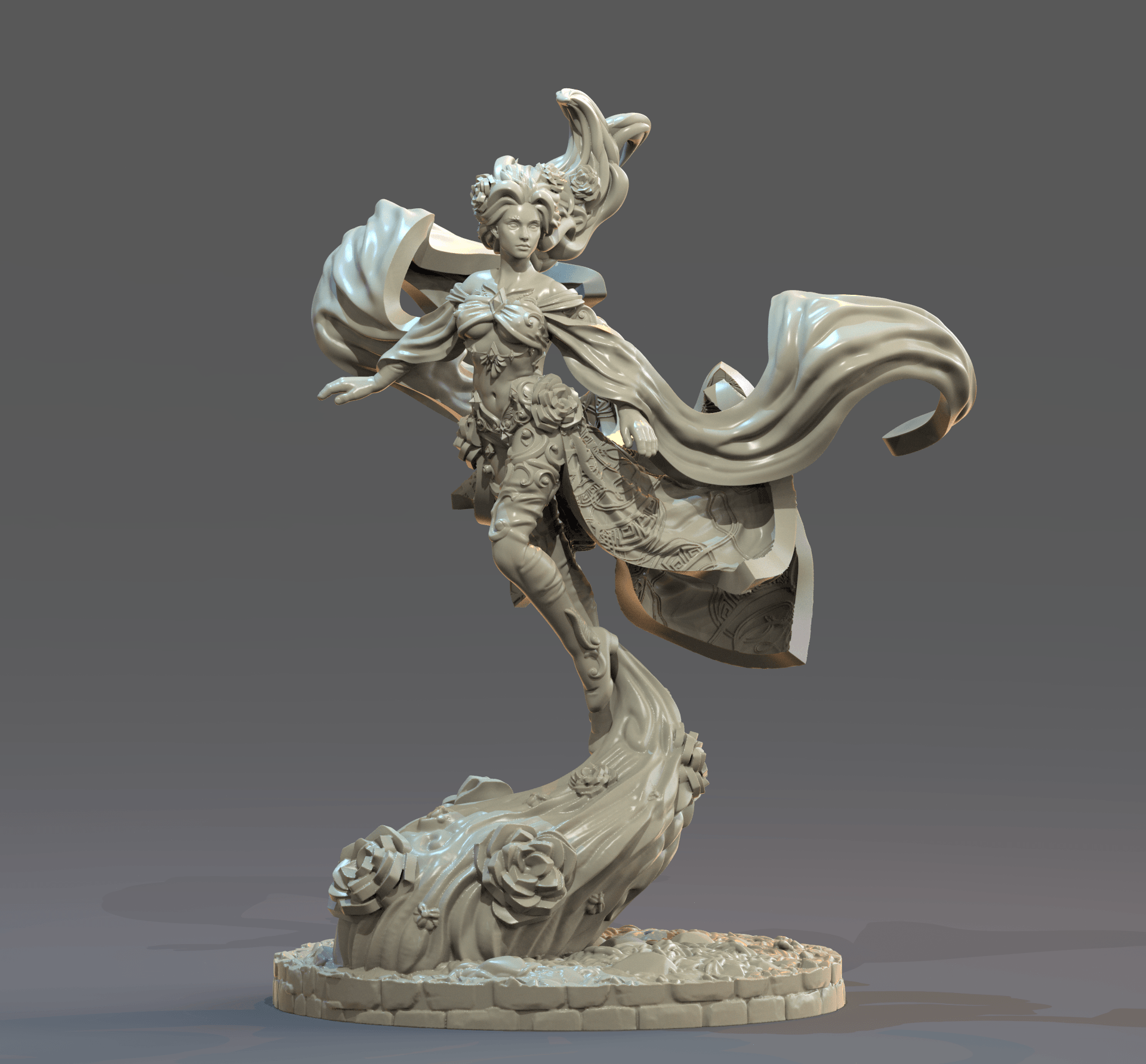 3D Printed Clay Cyanide Aphrodite Greek Myth Gods and Goddesses Ragnarok D&D - 3D Printing Boss 