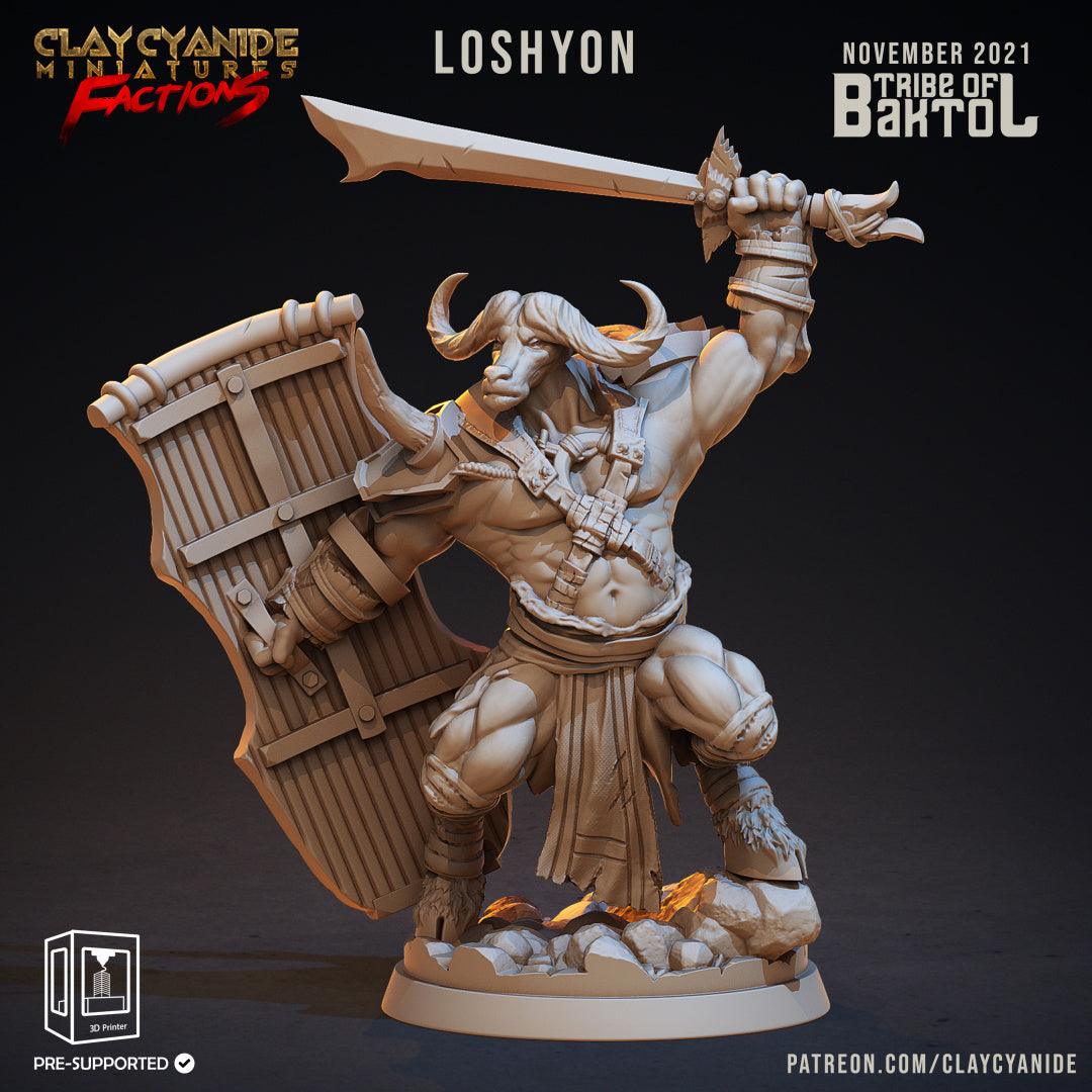3D Printed Clay Cyanide Baktols Bull Minitours Factions Ragnarok D&D - 3D Printing Boss 