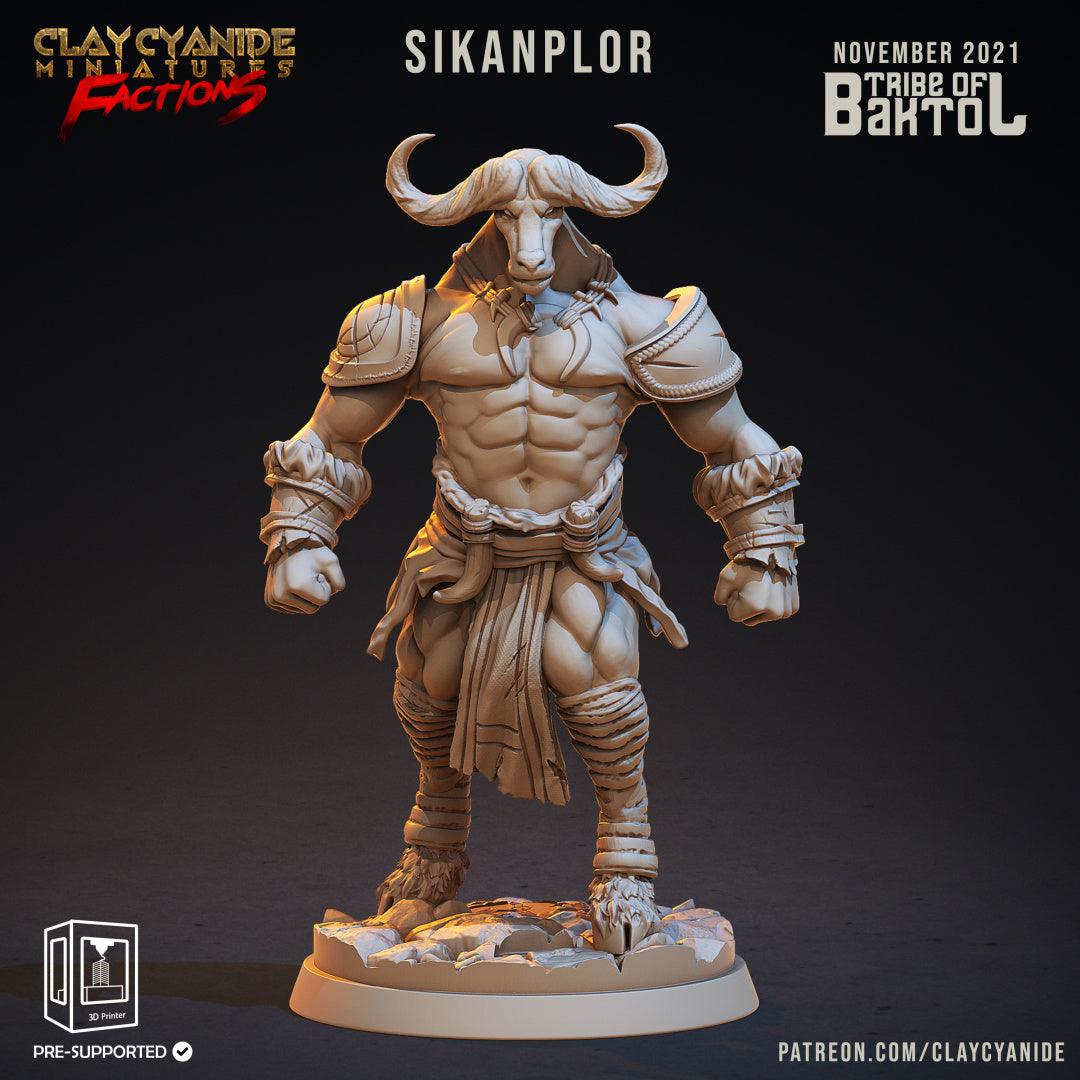 3D Printed Clay Cyanide Baktols Bull Minitours Factions Ragnarok D&D - 3D Printing Boss 