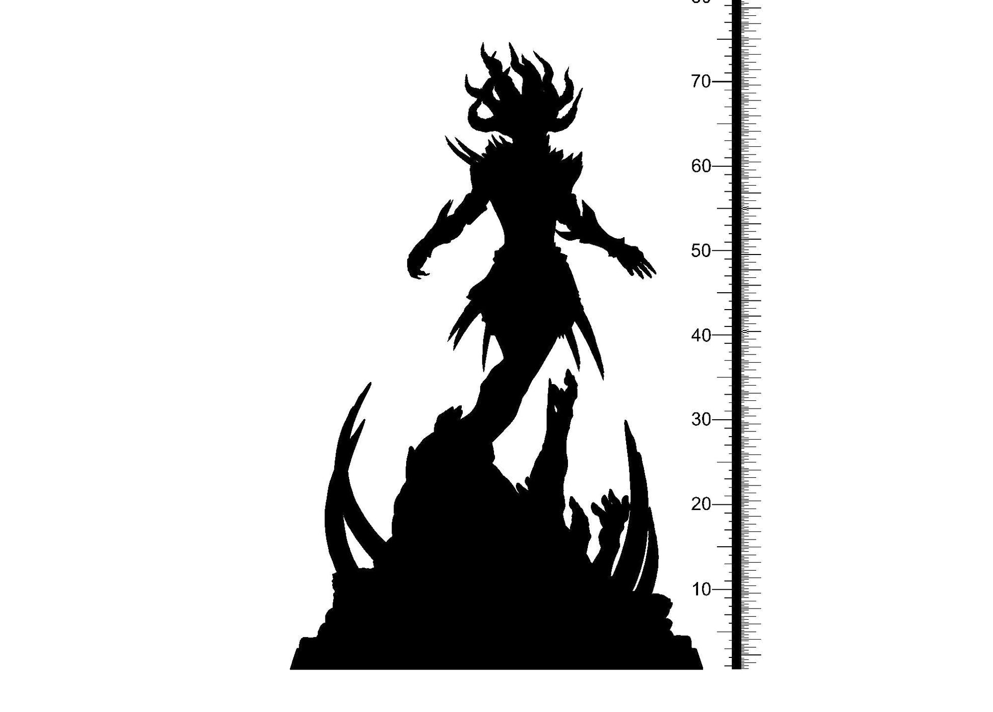 3D Printed Clay Cyanide Beatrice Dante's Inferno 28mm-32mm Ragnarok D&D - 3D Printing Boss 