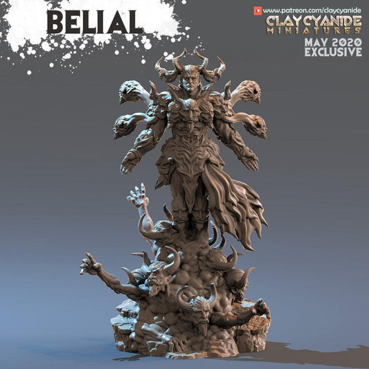 3D Printed Clay Cyanide Belial Angels VS Demons Ragnarok D&D - 3D Printing Boss 
