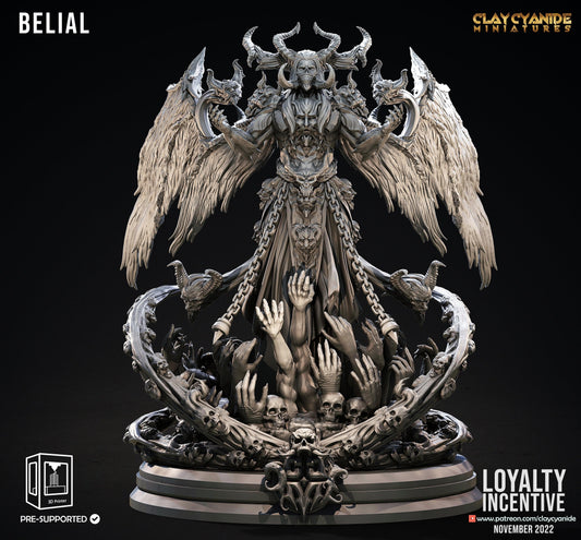 3D Printed Clay Cyanide Belial Princes of Hell Ragnarok D&D - 3D Printing Boss 
