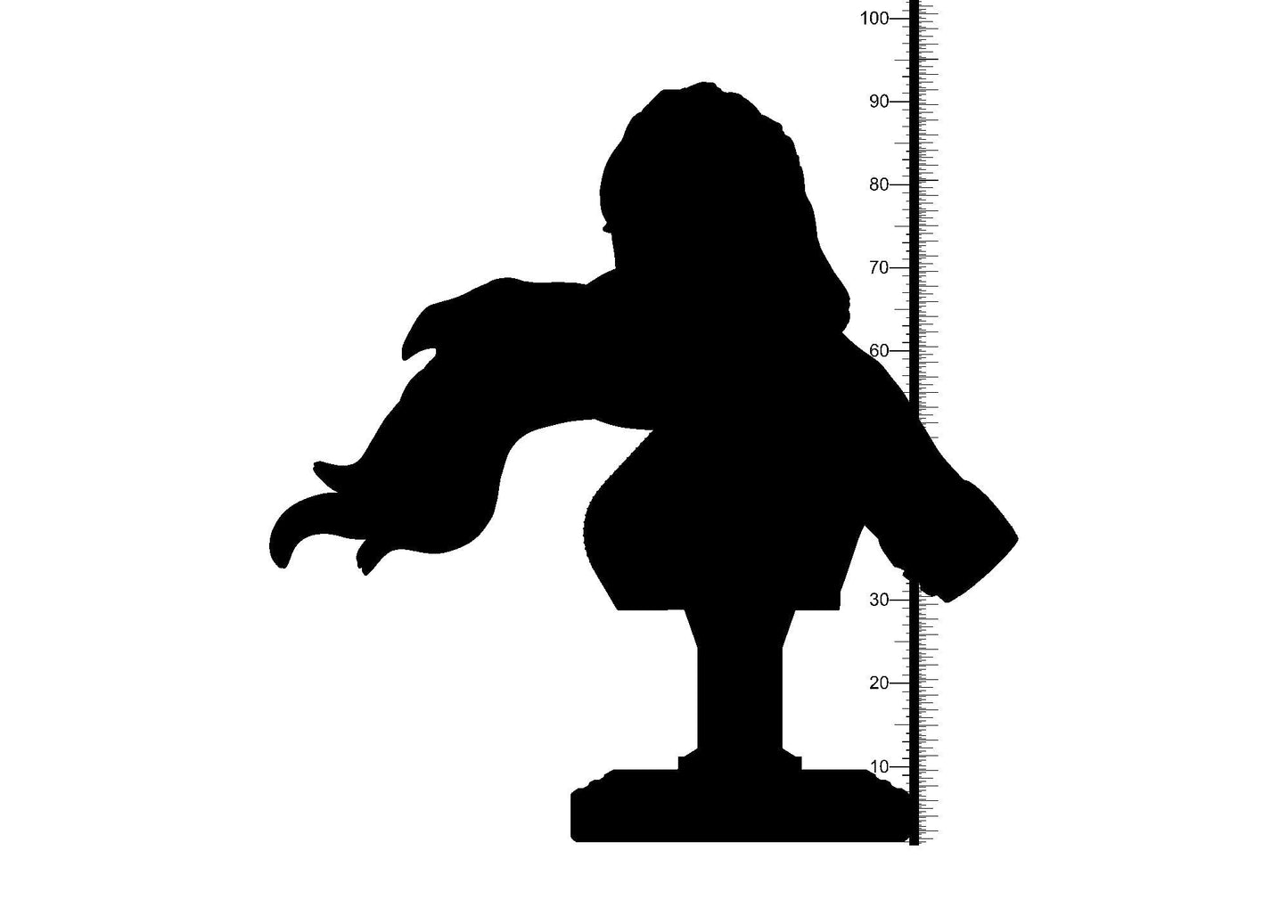 3D Printed Clay Cyanide Belit Bust Hyborean Age Ragnarok D&D - 3D Printing Boss 