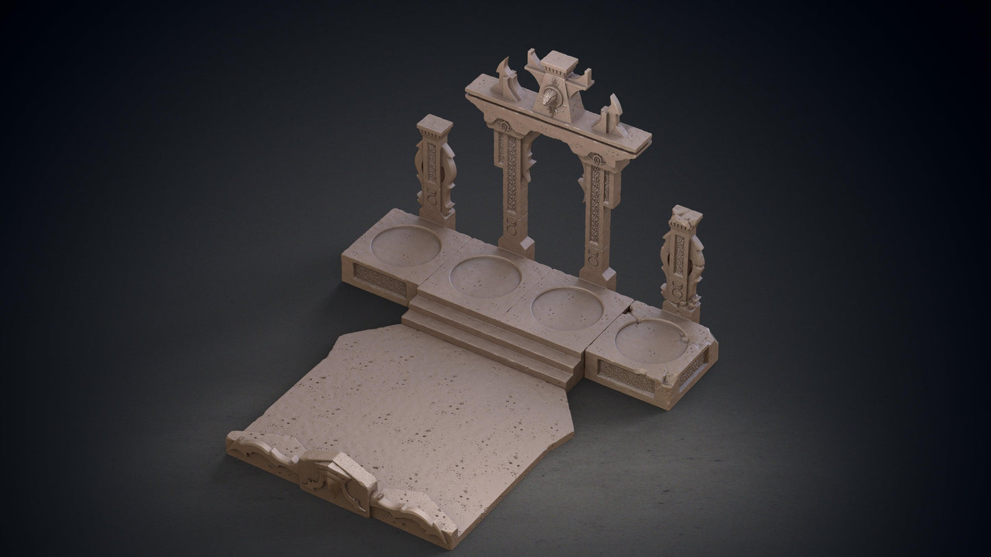 3D Printed Clay Cyanide Blackring Sorcerers Set Hyborean Age 28mm -32mm Ragnarok D&D - 3D Printing Boss 