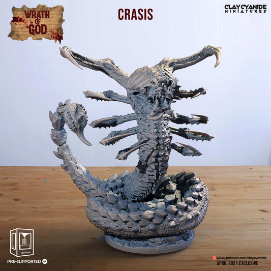 3D Printed Clay Cyanide Crasis Wrath of Gods Ragnarok D&D - 3D Printing Boss 