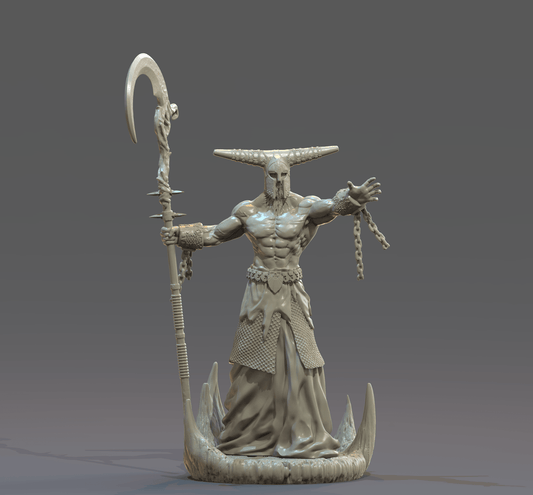 3D Printed Clay Cyanide Cronos Greek Myth Gods and Goddesses Ragnarok D&D - 3D Printing Boss 