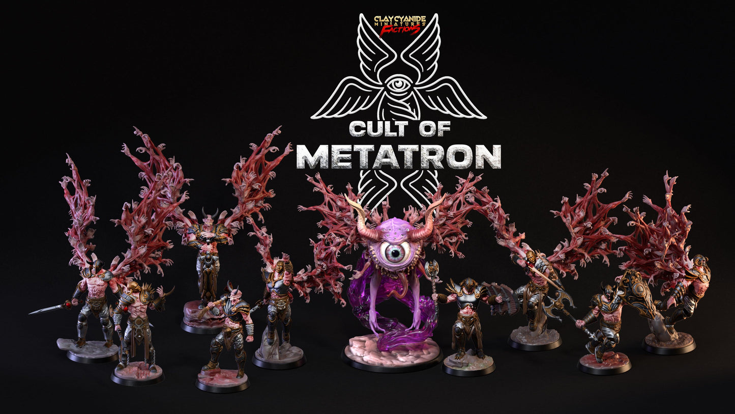 3D Printed Clay Cyanide Cult of Metatron Tribes Factions Ragnarok D&D - 3D Printing Boss 