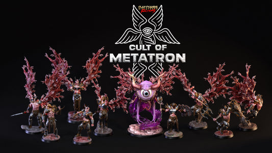 3D Printed Clay Cyanide Cult of Metatron Tribes Factions Ragnarok D&D - 3D Printing Boss 