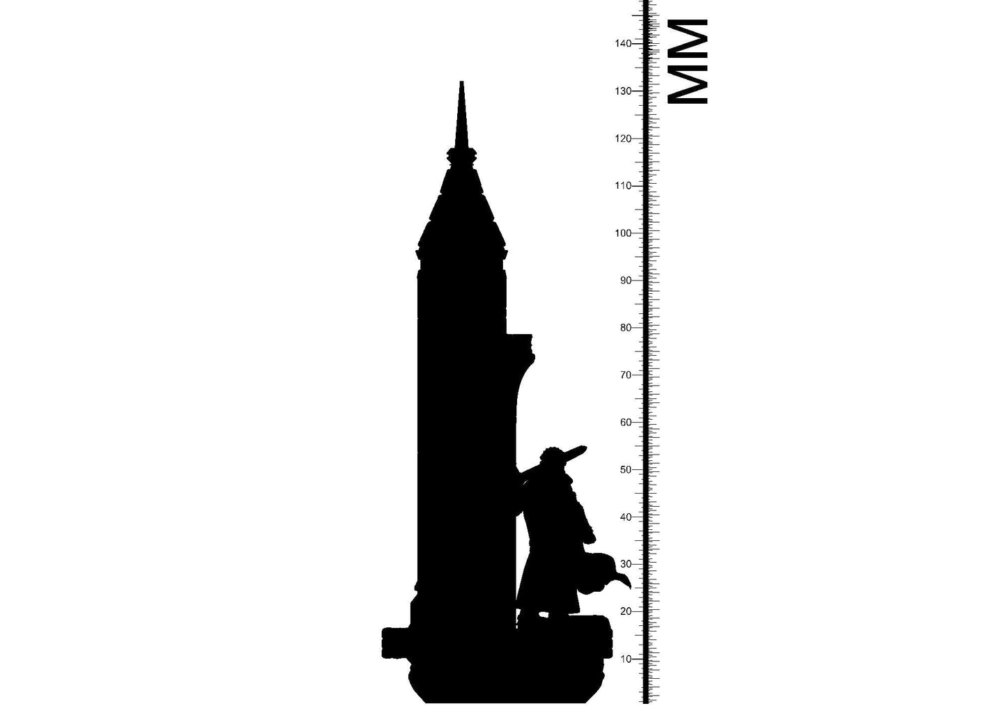 3D Printed Clay Cyanide Dante from Dante's Inferno 28mm-32mm Ragnarok D&D - 3D Printing Boss 