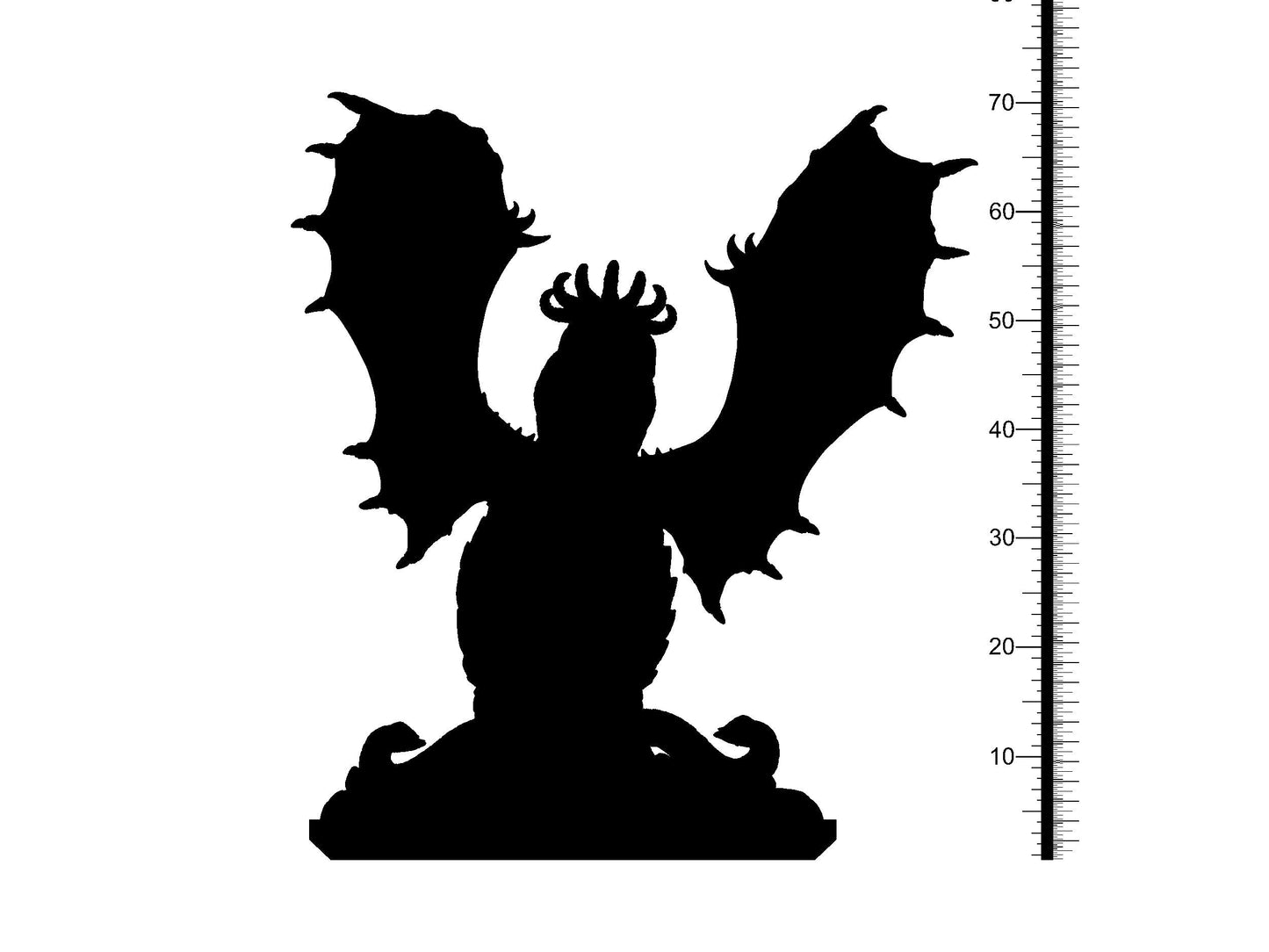 3D Printed Clay Cyanide Elder Thing Great Old Gods Ragnarok D&D - 3D Printing Boss 