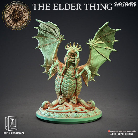 3D Printed Clay Cyanide Elder Thing Great Old Gods Ragnarok D&D - 3D Printing Boss 