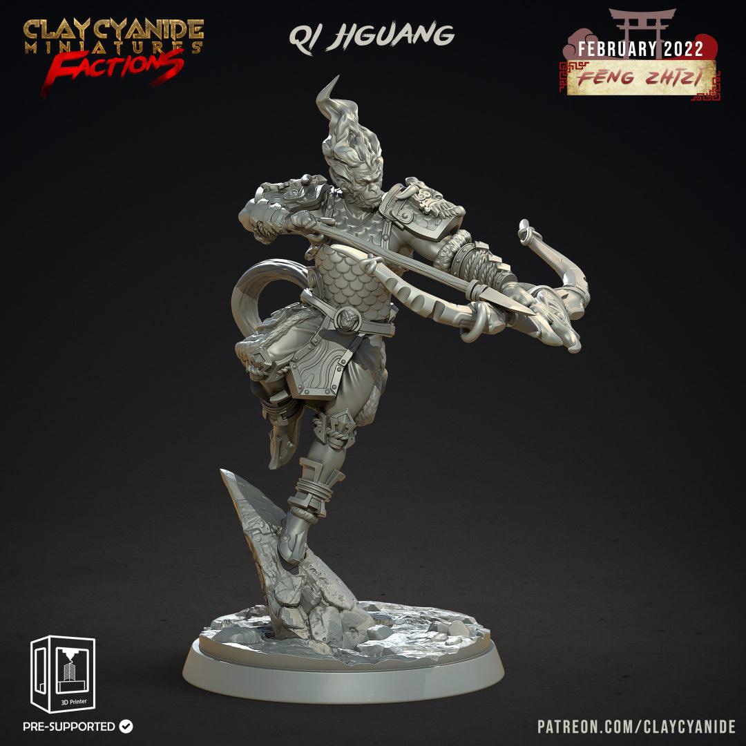 3D Printed Clay Cyanide Feng Zhizi Gorilla Men Tribes Factions Ragnarok D&D - 3D Printing Boss 
