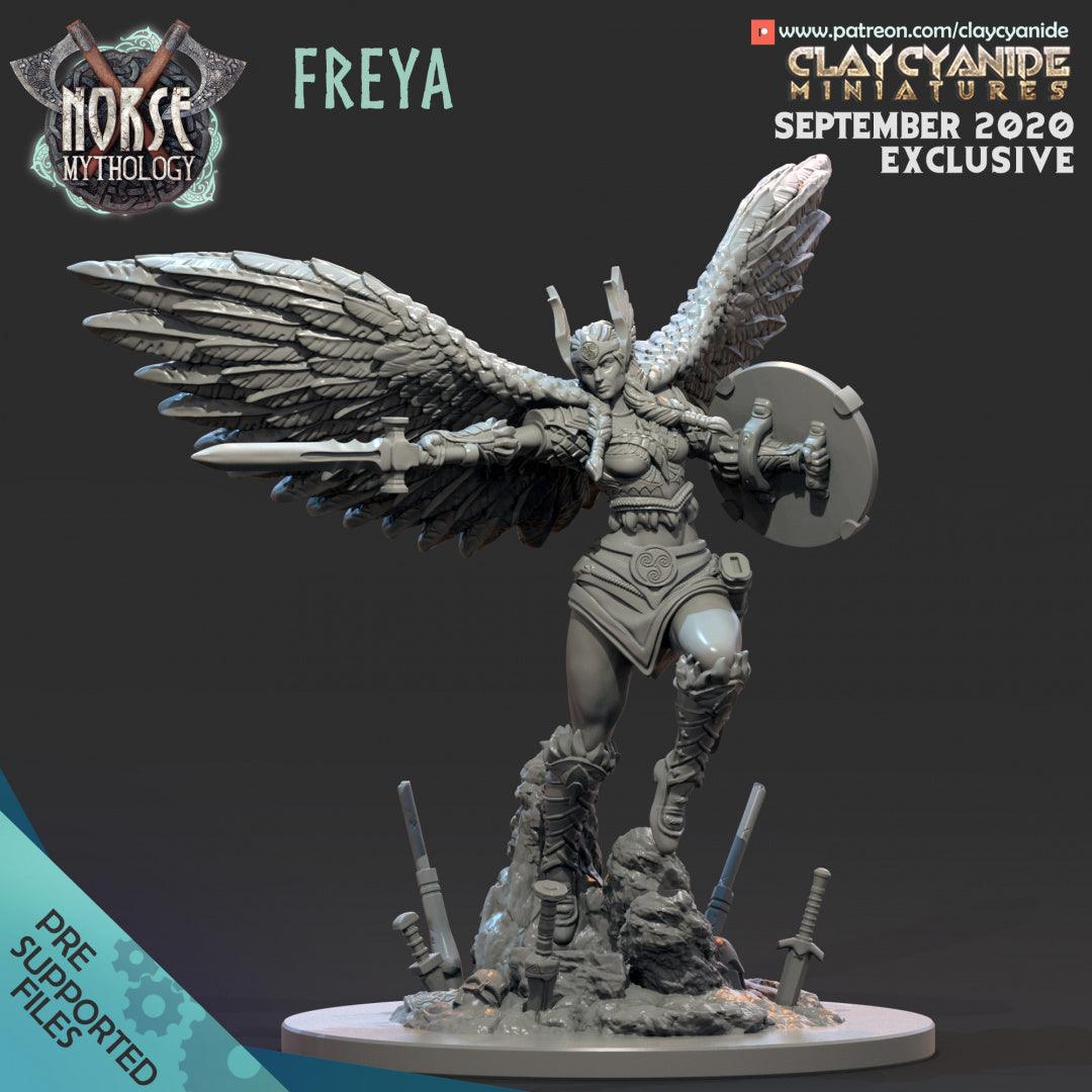 3D Printed Clay Cyanide Freya Norse Mythology Ragnarok D&D - 3D Printing Boss 
