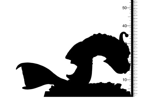 3D Printed Clay Cyanide Giant Anglerfish Maori Mythos 28mm-32mm Ragnarok D&D - 3D Printing Boss 