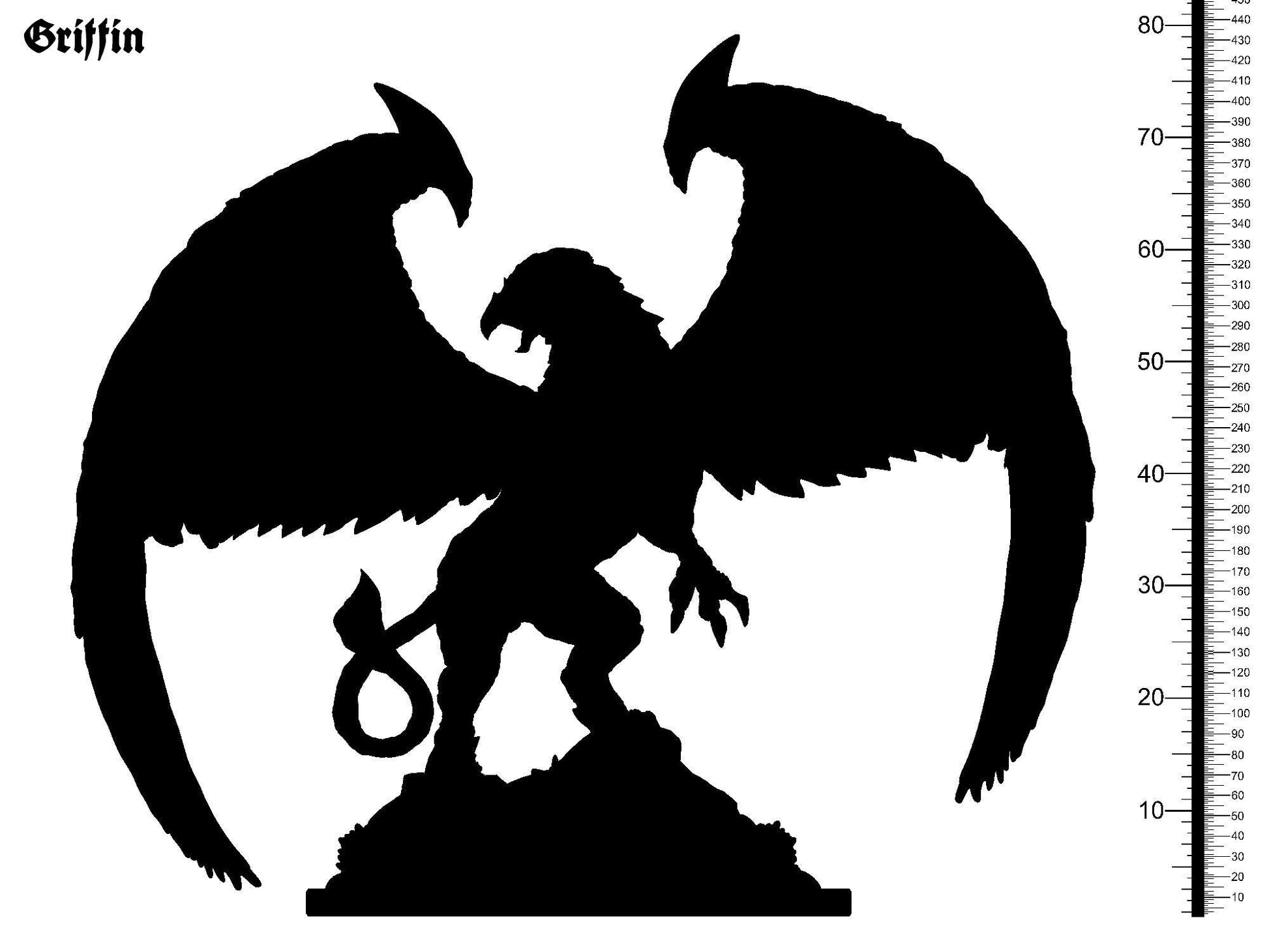 3D Printed Clay Cyanide Griffin The Legend of King Arthur Ragnarok D&D - 3D Printing Boss 