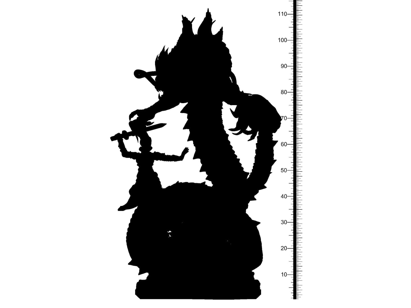 3D Printed Clay Cyanide Hua Mulan Legends and Gods of China Ragnarok D&D - 3D Printing Boss 