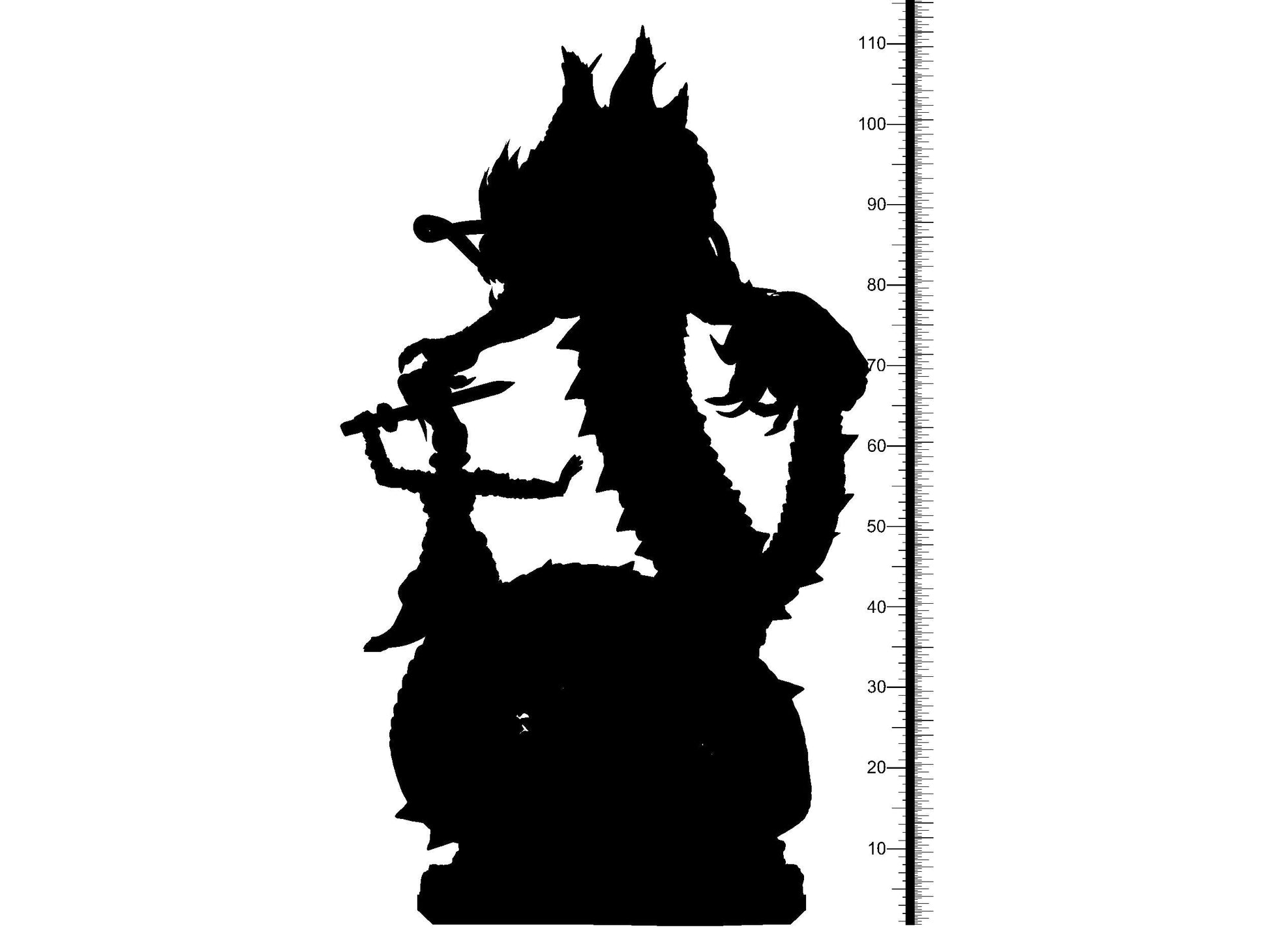 3D Printed Clay Cyanide Hua Mulan Legends and Gods of China Ragnarok D&D - 3D Printing Boss 