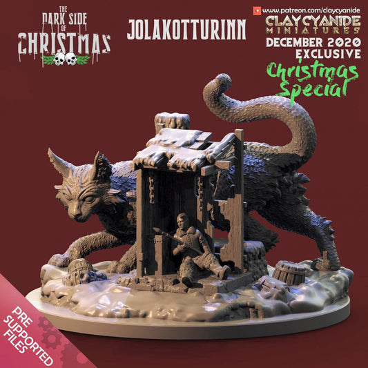 3D Printed Clay Cyanide Jolakotturinn The Dark Side of Christmas 28mm-32mm Ragnarok D&D - 3D Printing Boss 