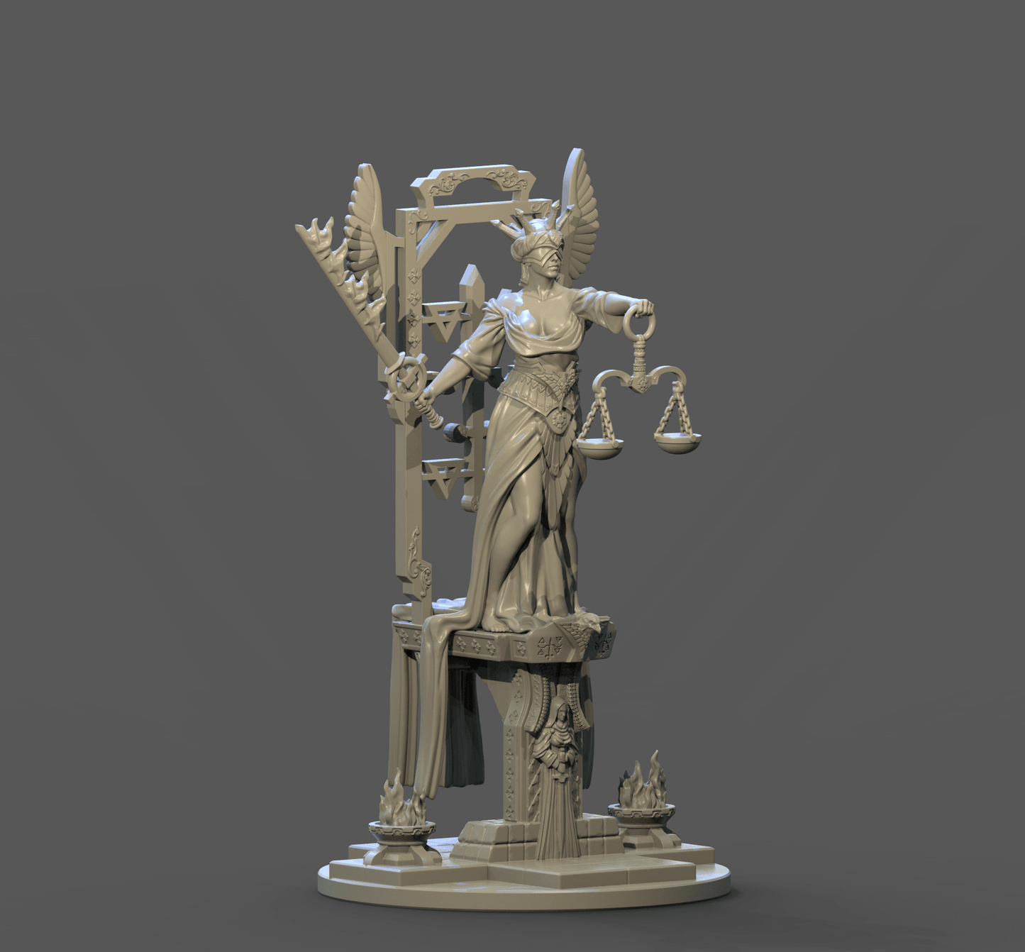 3D Printed Clay Cyanide Justice Tarot Ragnarok D&D - 3D Printing Boss 