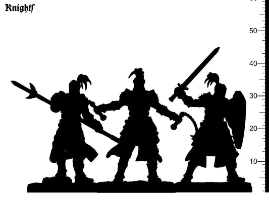 3D Printed Clay Cyanide Knights The Legend of King Arthur Ragnarok D&D - 3D Printing Boss 