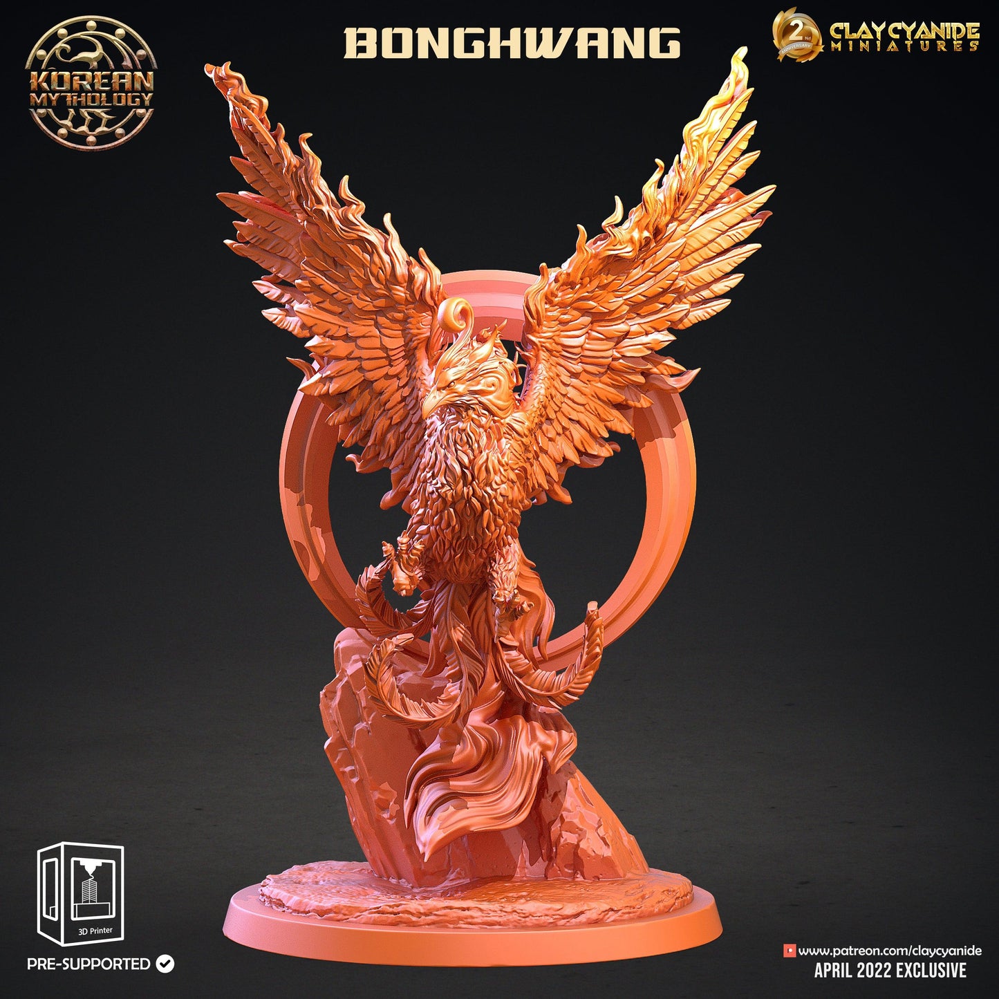 3D Printed Clay Cyanide Korean Mythology Full Set Ragnarok D&D - 3D Printing Boss 