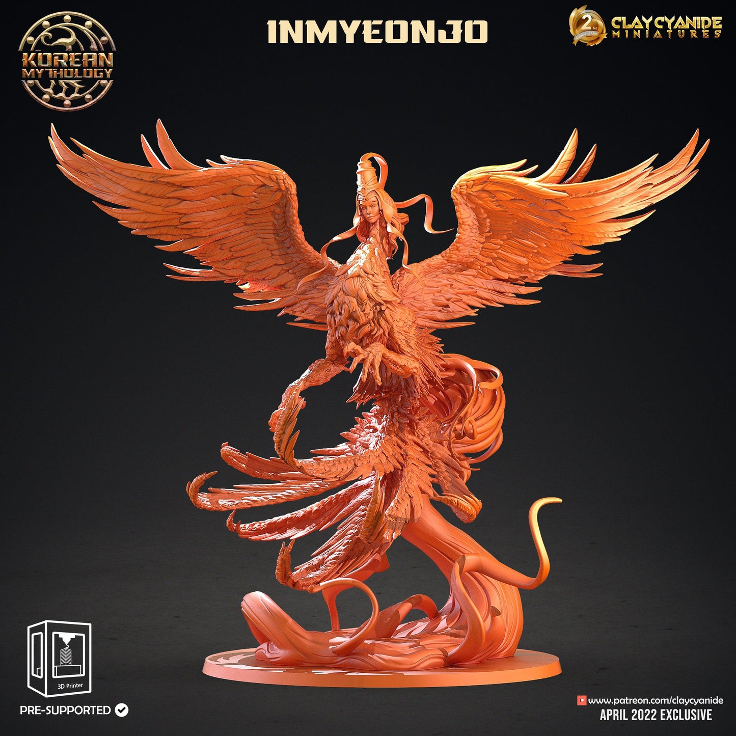 3D Printed Clay Cyanide Korean Mythology Full Set Ragnarok D&D - 3D Printing Boss 