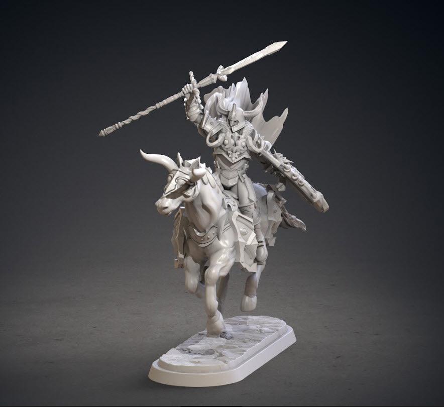 3D Printed Clay Cyanide Kupalords Deathknights Godslayers Tribes Factions Ragnarok D&D - 3D Printing Boss 