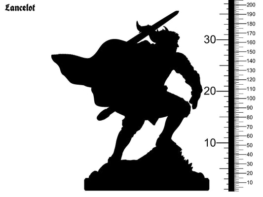 3D Printed Clay Cyanide Lancelot The Legend of King Arthur Ragnarok D&D - 3D Printing Boss 