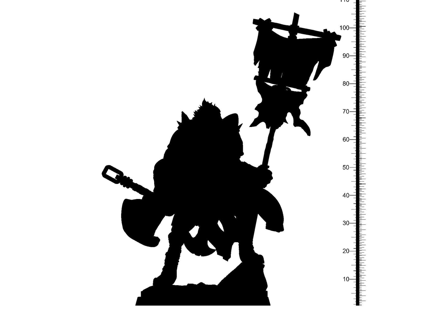 3D Printed Clay Cyanide Leo Zodics 28mm-32mm Ragnarok D&D - 3D Printing Boss 