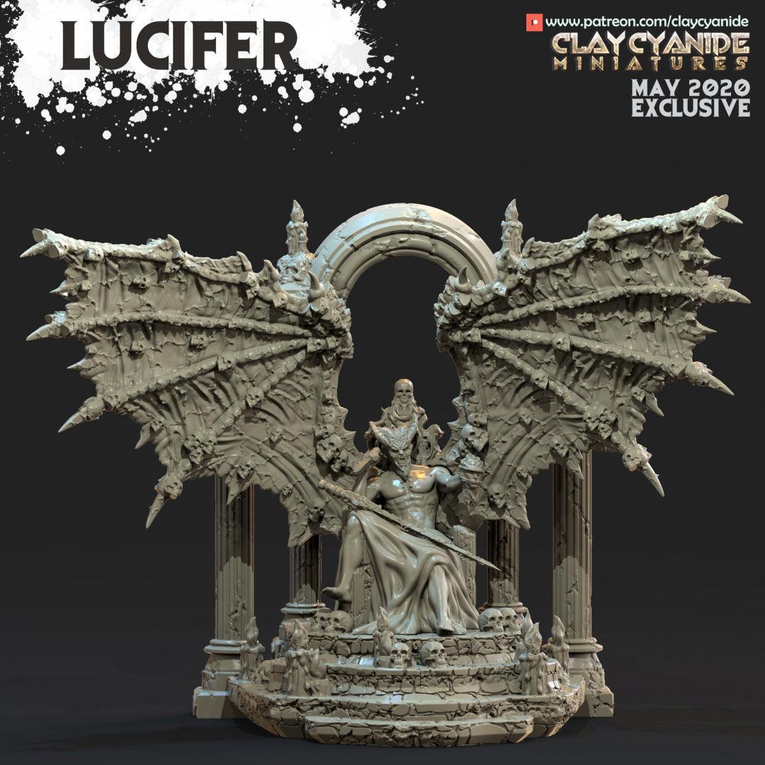 3D Printed Clay Cyanide Lucifer Angels VS Demons Ragnarok D&D - 3D Printing Boss 
