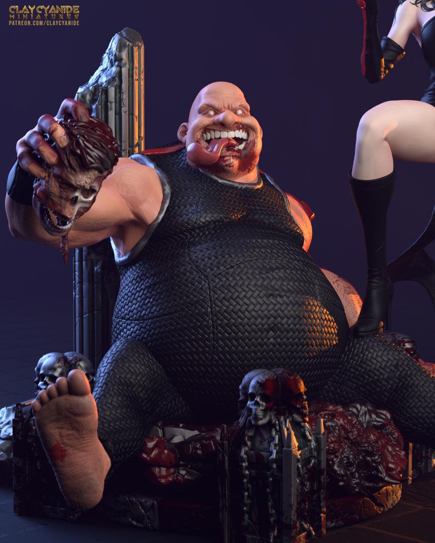 3D Printed Clay Cyanide Lust and Gluttony Deady Sins Ragnarok D&D - 3D Printing Boss 