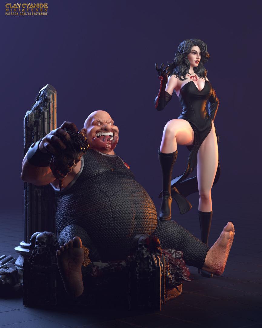 3D Printed Clay Cyanide Lust and Gluttony Deady Sins Ragnarok D&D - 3D Printing Boss 