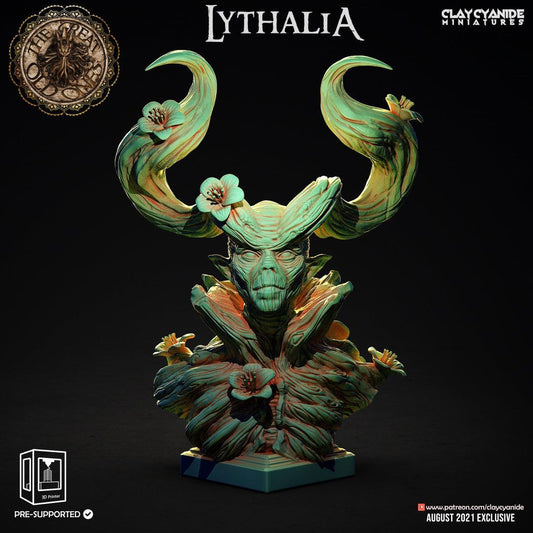 3D Printed Clay Cyanide Lythalia Bust Great Old Gods Ragnarok D&D - 3D Printing Boss 