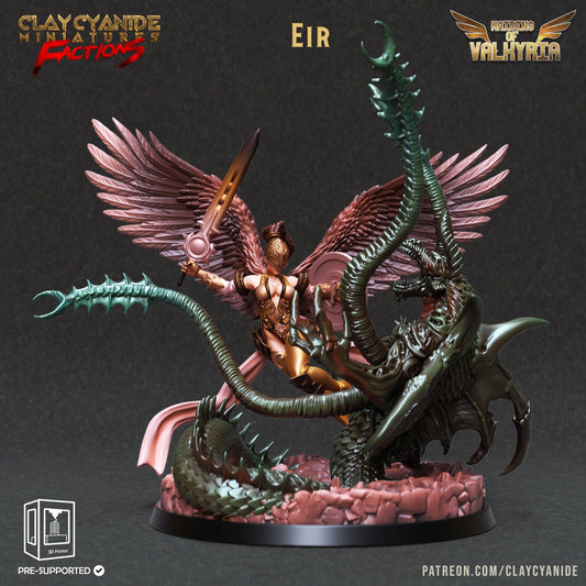 3D Printed Clay Cyanide Maidens of Valkyria Tribes Factions Ragnarok D&D - 3D Printing Boss 