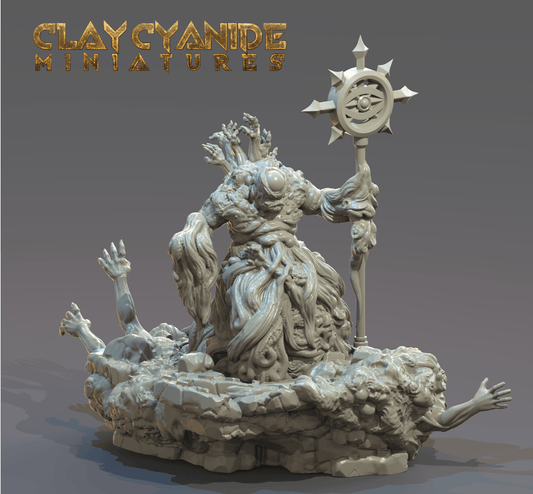 3D Printed Clay Cyanide Mammon Ragnarok D&D - 3D Printing Boss 