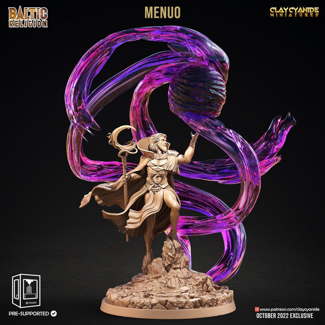 3D Printed Clay Cyanide Menuo Baltic Religion 28mm-32mm Ragnarok D&D - 3D Printing Boss 